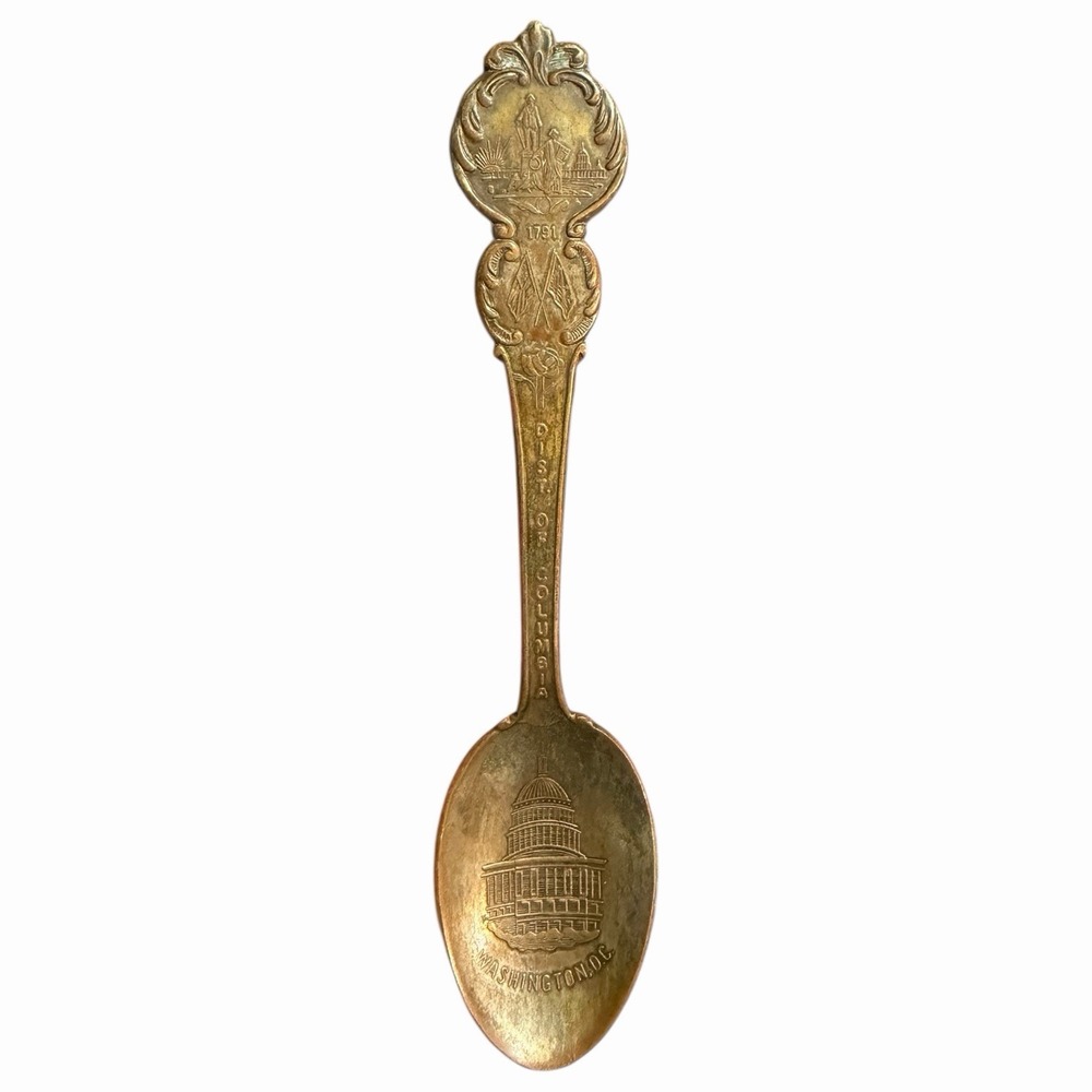 American Collectors Guild Washington DC Souvenir Spoon Heritage‎ Collection 1791